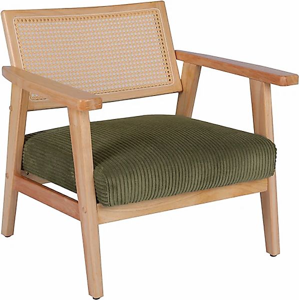 Home affaire Loungesessel »VILLAINE«, Einzelsessel, Rattan-Sessel mit Wiene günstig online kaufen