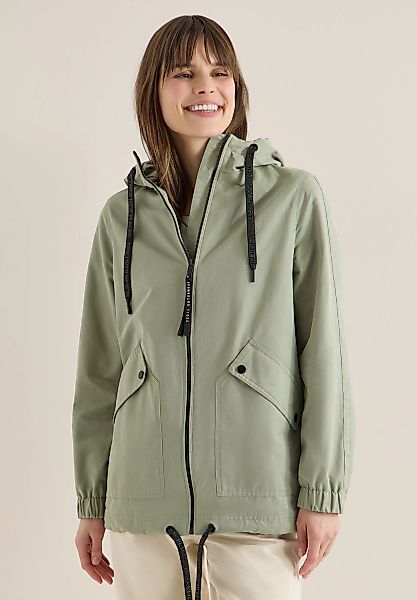 Cecil Windbreaker mit Kapuze im soften Baumwoll-Mix günstig online kaufen