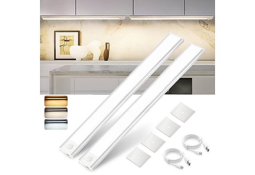 Nettlife LED Unterbauleuchte mit Bewegungsmelder 20/30/40CM Küche Schrankbe günstig online kaufen