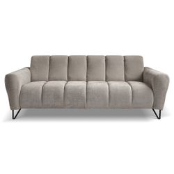 Beautysofa Sofa mit Metallbeine in schwarzer günstig online kaufen