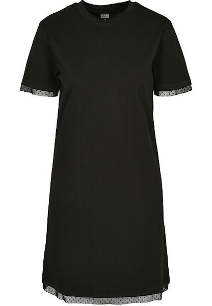 URBAN CLASSICS Shirtkleid Urban Classics Damen Ladies Boxy Lace Hem Tee Dre günstig online kaufen