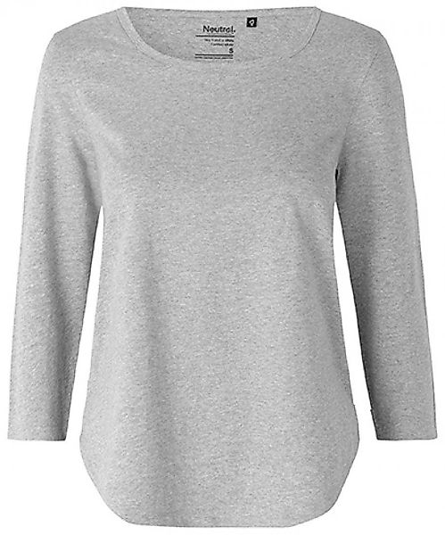 Neutral Langarmshirt Damen Three Quarter Sleeve günstig online kaufen
