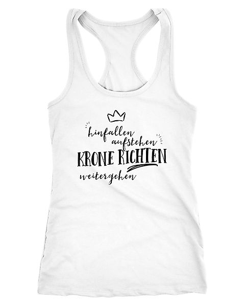 MoonWorks Tanktop Damen Tanktop Hinfallen, aufstehen, günstig online kaufen
