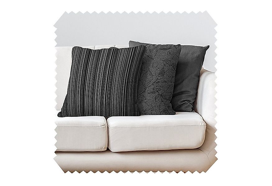 novely® Dekokissen 3er-SET DEKOKISSEN MALCHIN Kuschelweiche Sofakissen - Ki günstig online kaufen
