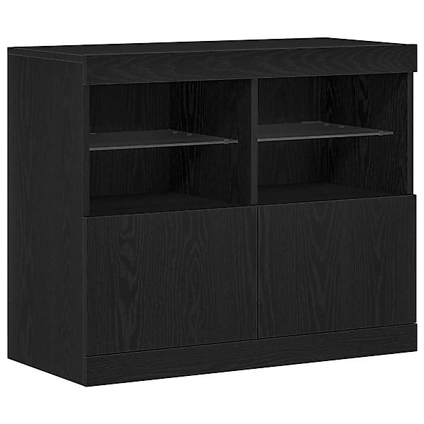 vidaXL Sideboard Schwarz 81 x 37 x 67 cm Holzwerkstoff 863032 günstig online kaufen