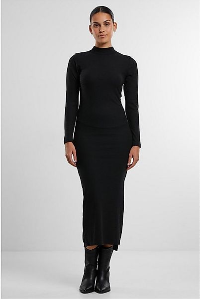 URBAN CLASSICS Sweatkleid Ladies Rib Longlseeve Mockneck Dress Langarmkleid günstig online kaufen