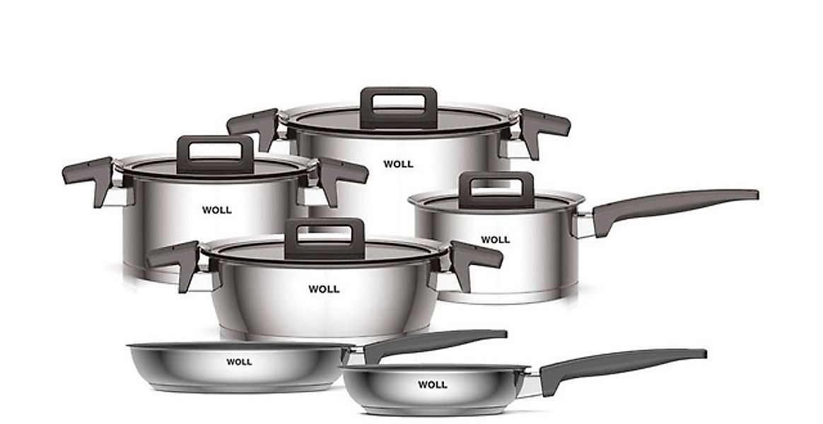 WOLL Topf-Set »Concept« Edelstahl 18/10 Set, Kochtopf 20/24cm, Bratentopf 2 günstig online kaufen