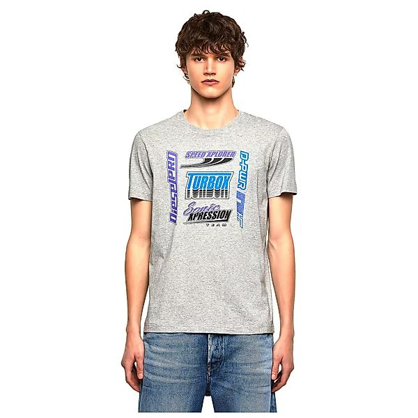 Diesel Diegos K38 Kurzärmeliges T-shirt 2XL Grey Melange (No Bros) günstig online kaufen