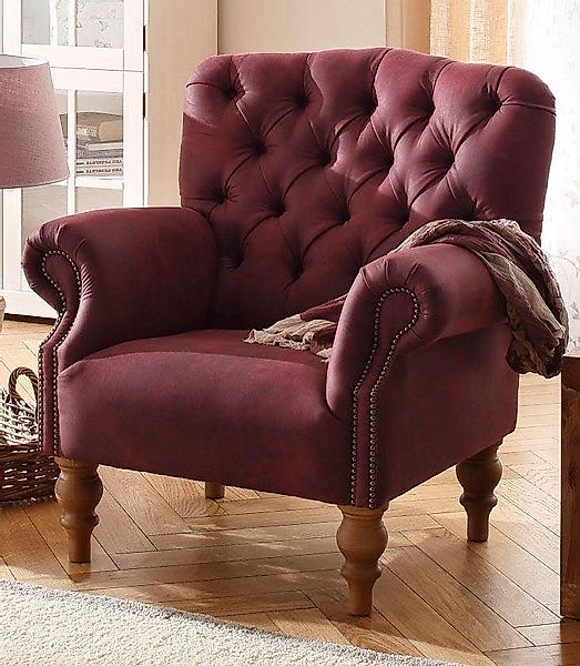 Home affaire Sessel Lord, mit echter günstig online kaufen