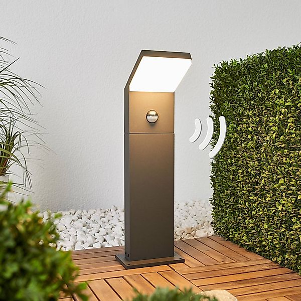 Arcchio LED-Wegeleuchte Yolena, Sensor, 60 cm, anthrazit günstig online kaufen