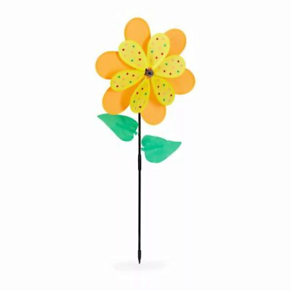 relaxdays Doppel Windrad Blume bunt günstig online kaufen
