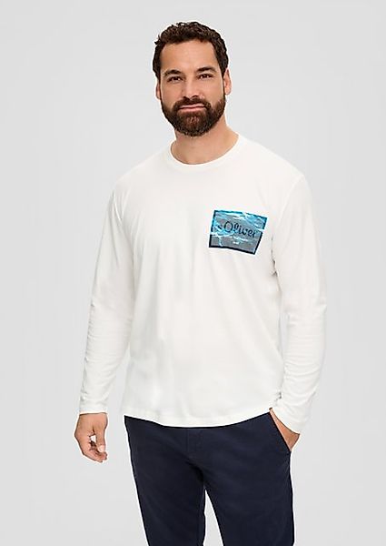 s.Oliver Langarmshirt Longsleeve aus Baumwollstretch günstig online kaufen