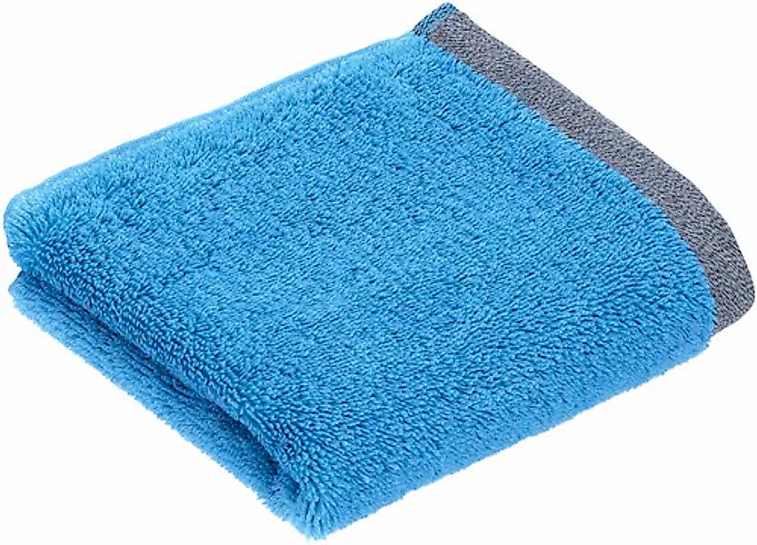 bugatti Gästehandtücher »Prato« Uni Farben, mit melierter Optik im Saum günstig online kaufen