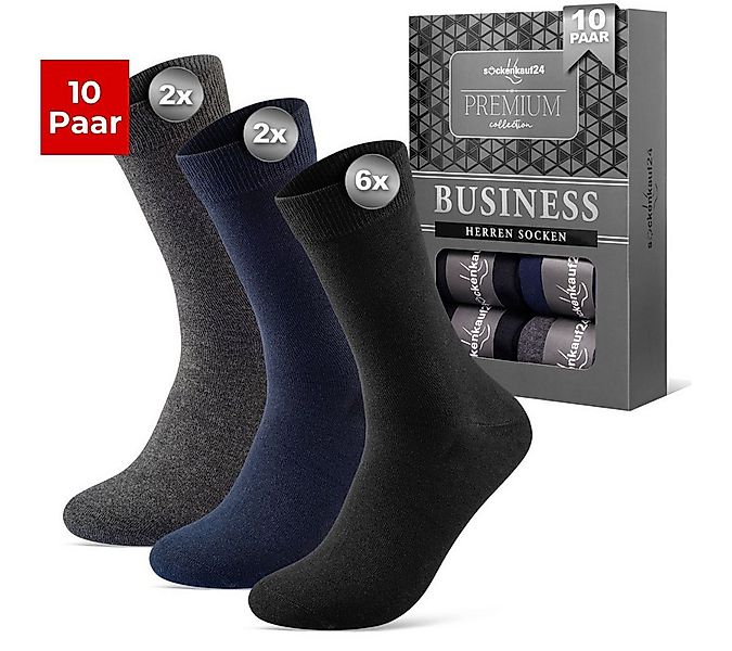 sockenkauf24 Businesssocken 10 Paar Herren Socken Premium Business Socken a günstig online kaufen