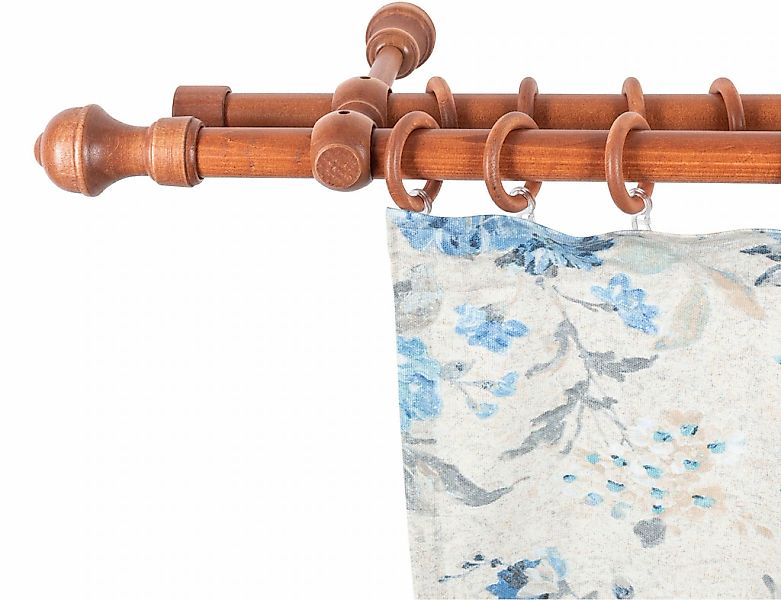 SN DECO GROUP Gardinenstange "Ares" 2 läufig-läufig Fixmaß 28 mm, Holz, ver günstig online kaufen