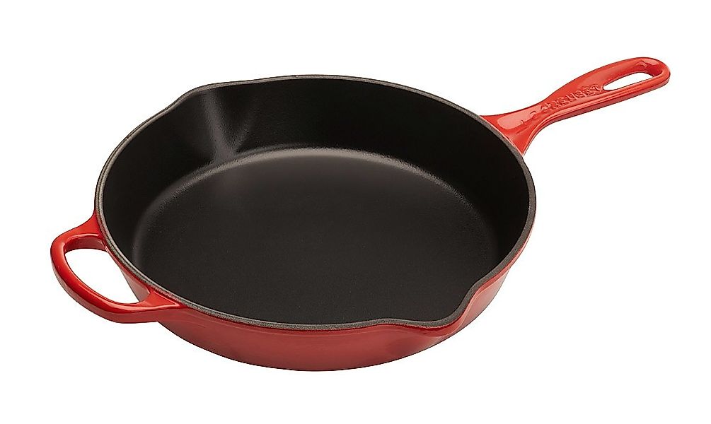 Le Creuset Brat- und Servierpfanne Hoch Gusseisen Kirschrot 26cm günstig online kaufen