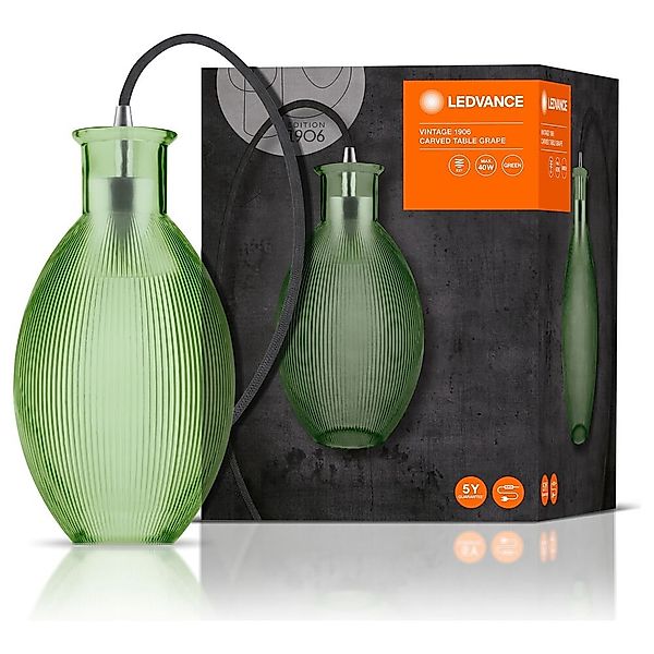Tischleuchte Vintage in Grün E27 150mm günstig online kaufen