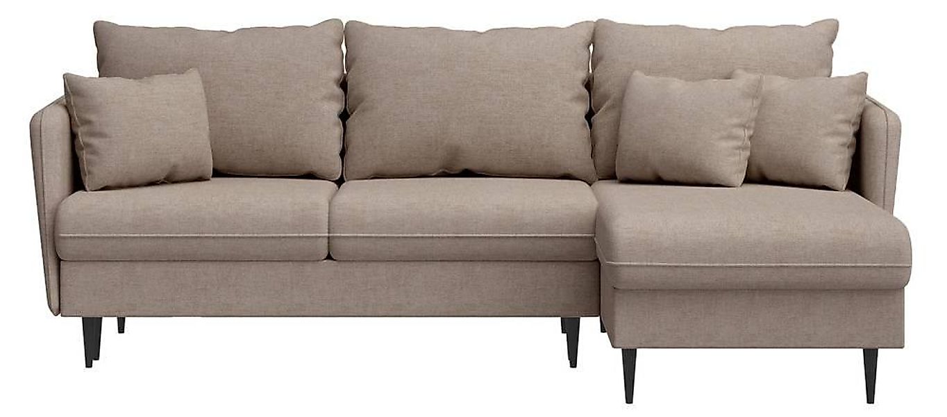 Selsey Design | Sion Ecksofa links/rechts Chenille mit Schlaffunktion günstig online kaufen