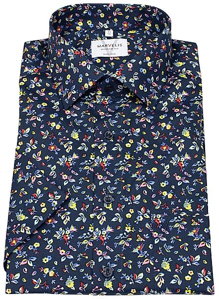 MARVELIS Kurzarmhemd Modern Fit leicht tailliert günstig online kaufen
