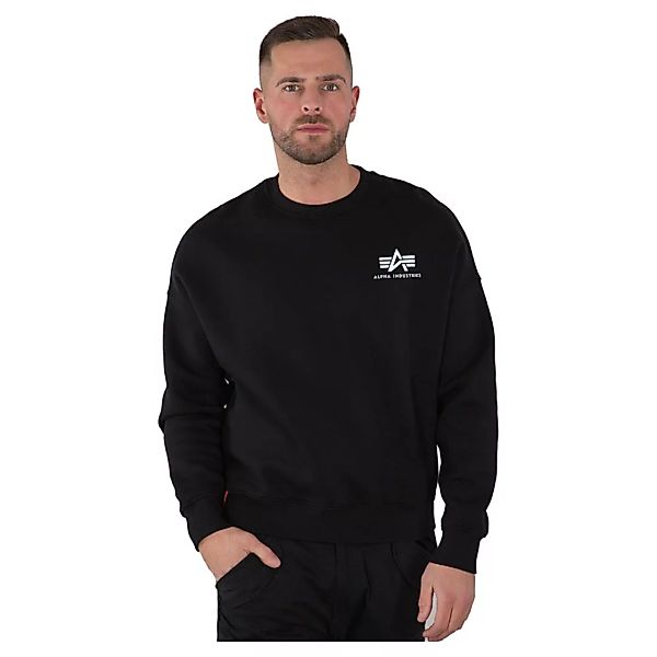 Alpha Industries Basic Os Ml Sweatshirt L Black günstig online kaufen