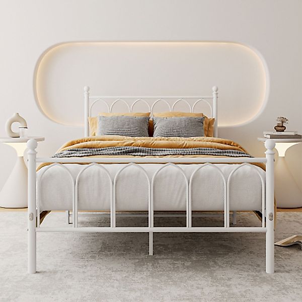 OKWISH Metallbett Metallbett Einzelbett Jugendzimmer mit günstig online kaufen