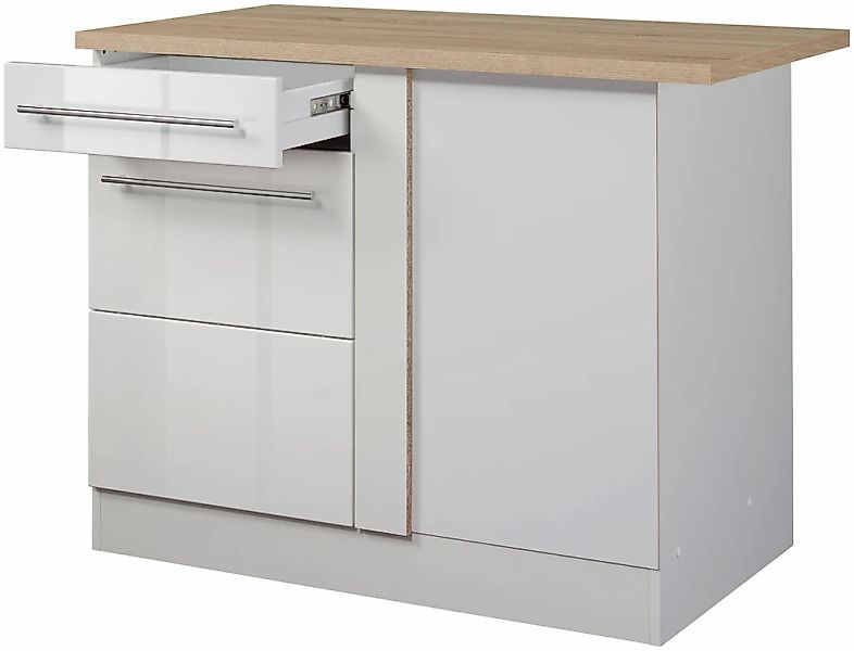 KOCHSTATION Eckunterschrank "KS-Wien" Breite 110 cm günstig online kaufen