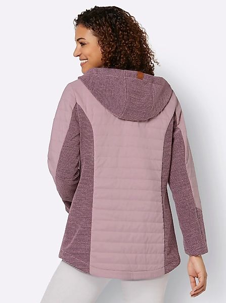 Casual Looks Strickfleecejacke mitKapuze günstig online kaufen