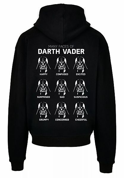 F4NT4STIC Kapuzenpullover "tar Wars The Many Faces Of Darth Vader", Print günstig online kaufen