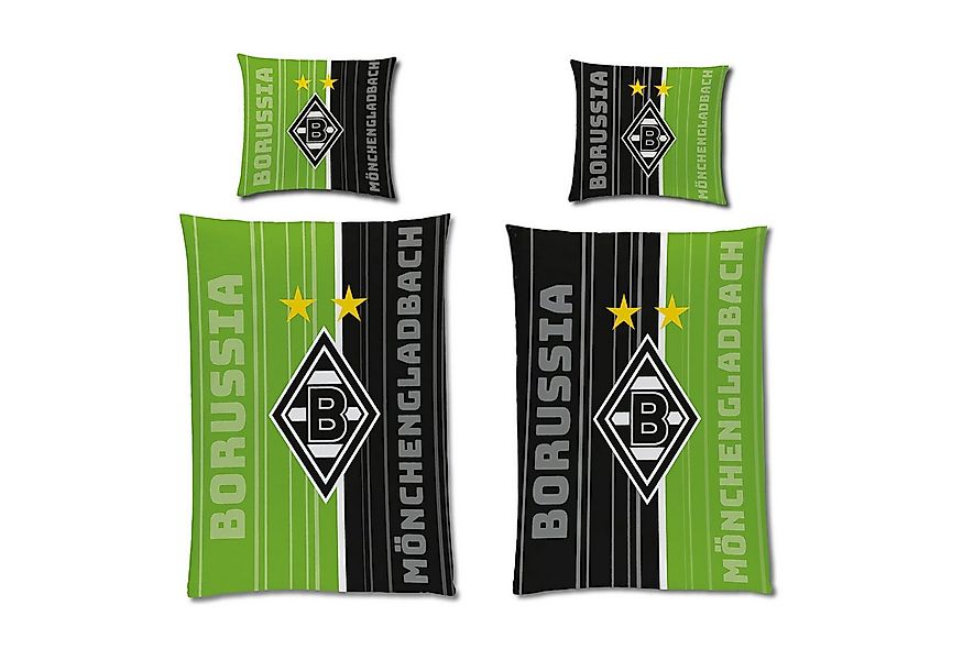 BERONAGE Wendebettwäsche Borussia Mönchengladbach - Die Fohlen-Elf Bettwäsc günstig online kaufen