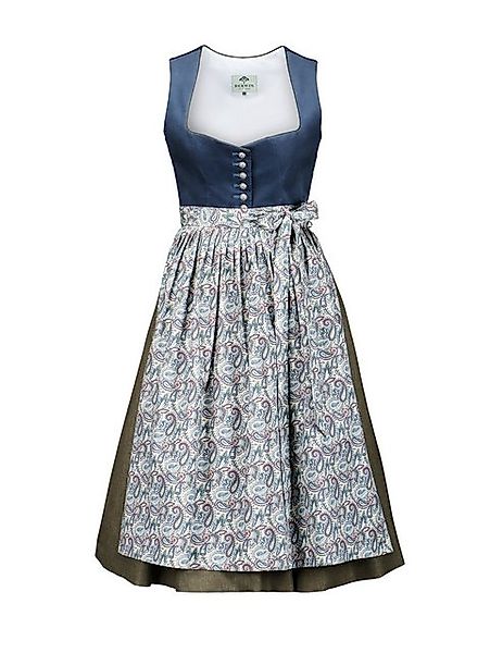 Berwin Dirndl Dirndl mit Samt-Oberteil (Einzelstück) günstig online kaufen