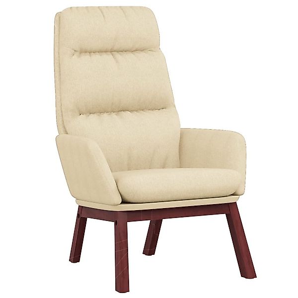 vidaXL Sessel Relaxsessel Creme Stoff (1-St) günstig online kaufen