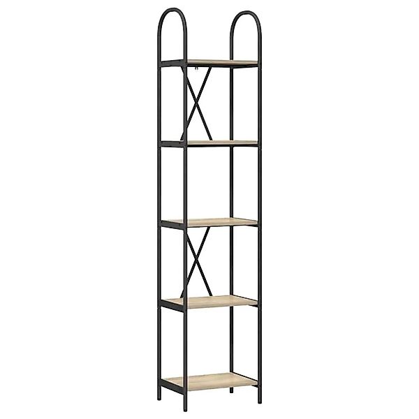 vidaXL Bücherregal Sonoma-Eiche 40 x 30 x 183 cm Holzwerkstoff 879924 günstig online kaufen