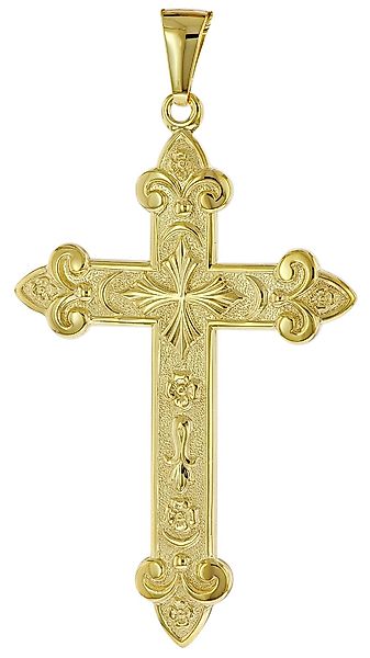 trendor Kreuzanhänger Kreuz- Gold 333 (8 günstig online kaufen