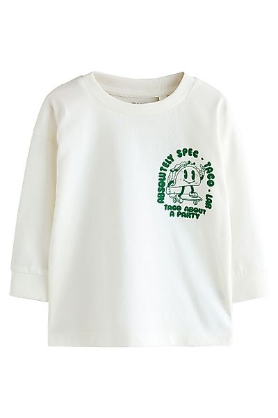 Next Langarmshirt Langarmshirt mit Rückenprint (1-tlg) günstig online kaufen