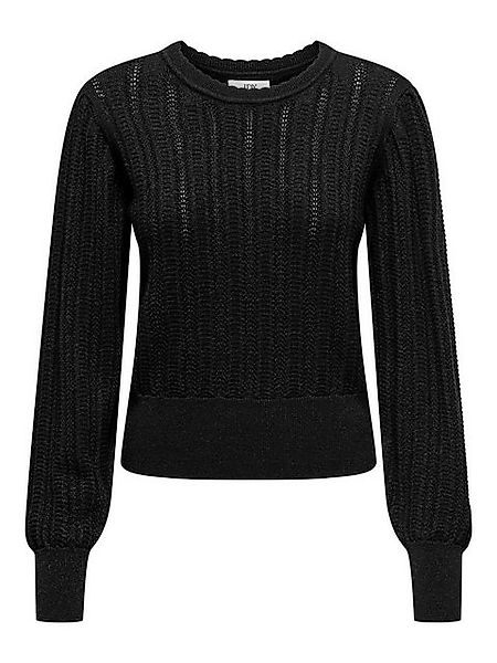 JDY Rundhalspullover JDYBEAUTY (1-tlg) Lochmuster günstig online kaufen