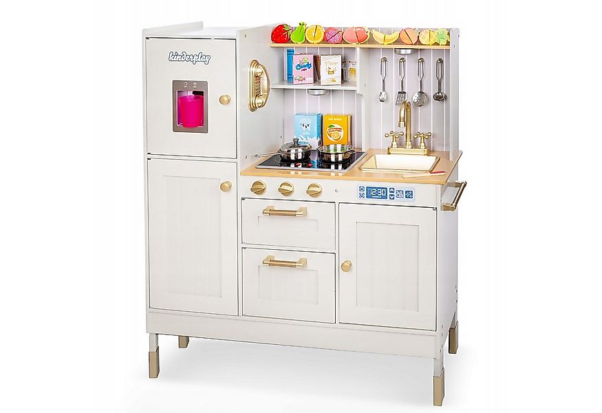 Green Series Spielküche Kinder Holzspielküche – LED & Sound – Verstellbare günstig online kaufen