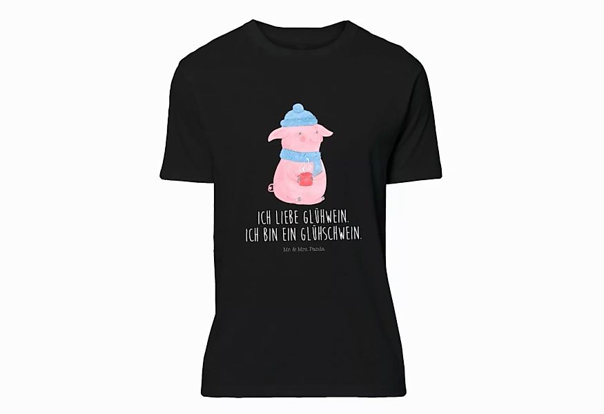 Mr. & Mrs. Panda T-Shirt Glühschwein - Schwarz - Geschenk, Jubiläum, Weihna günstig online kaufen