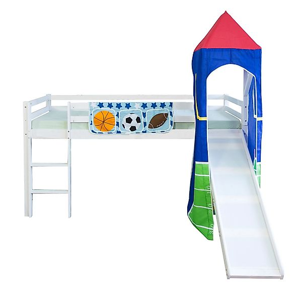 Homestyle4u Hochbett 90x200 Fußball 2247 günstig online kaufen