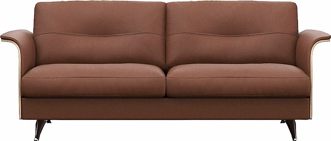 FLEXLUX "Glow Sofa, Couch," Premium-Sitz: Kaltschaum & Federkern, Arml. Wal günstig online kaufen