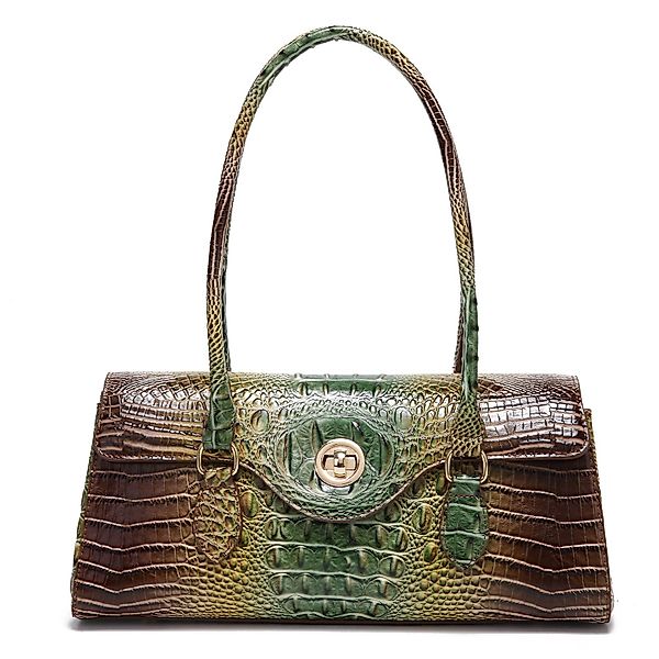 RWEUOQ Henkeltasche Damen Kroko-Henkeltasche aus PU-Leder günstig online kaufen
