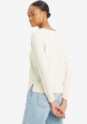 Levis Longpullover "PETAL VNECK SWEATER" mit Rippbündchen günstig online kaufen