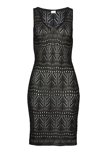 s.Oliver Strickkleid mit Ajourmuster, leicht transparentes Strandkleid günstig online kaufen