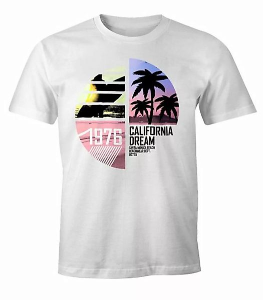 MoonWorks Print-Shirt Herren T-Shirt California Surfing Moonworks® mit Prin günstig online kaufen