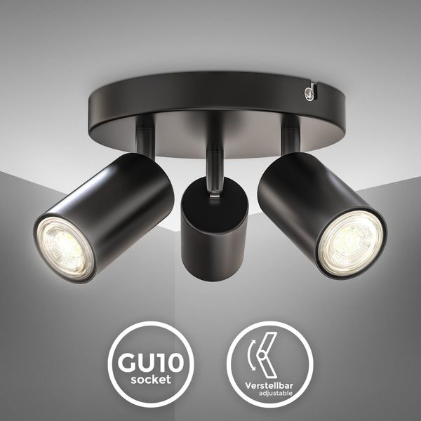 B.K.Licht Deckenleuchte LED Deckenlampe Wandleuchte Wohnzimmer, günstig online kaufen