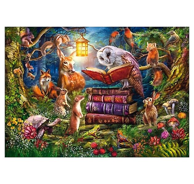 Schmidt Spiele Puzzle Waldgeschichten Zur Nacht (1000 Teile), Puzzleteile günstig online kaufen