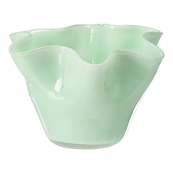 Vase TULIP Glas ca.22x15cm, grün günstig online kaufen