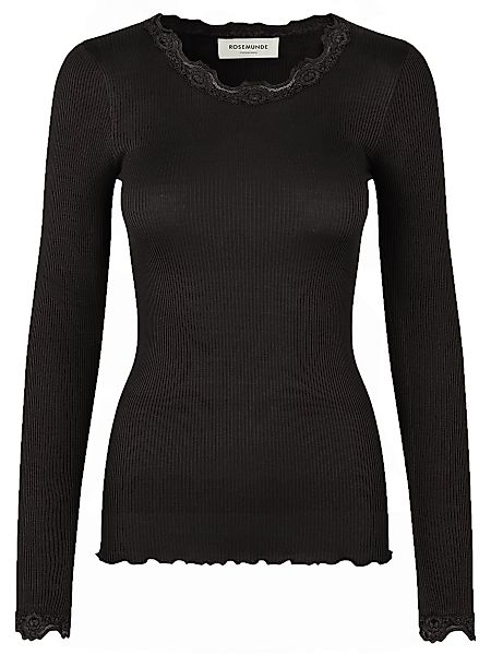 rosemunde Longsleeve Babette silk shirt Langarm, günstig online kaufen