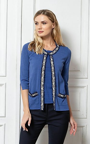Passioni Cardigan Twinset mit Bouclé- und günstig online kaufen