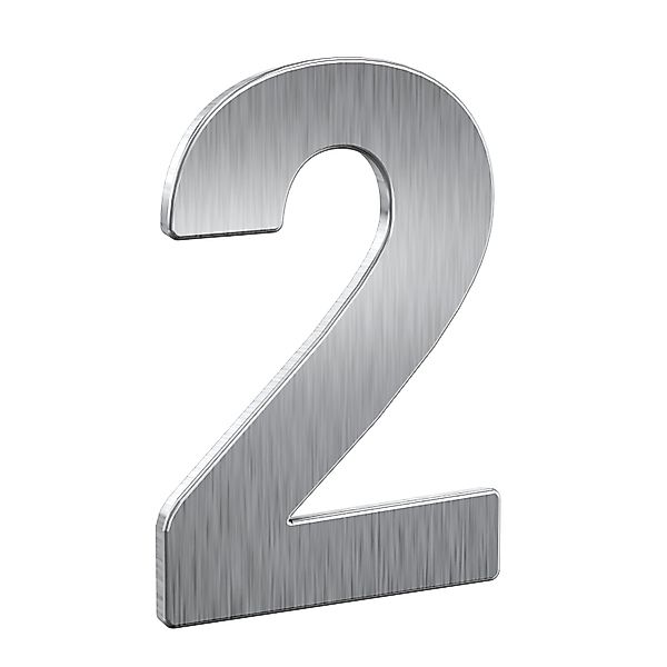 BASI Hausnummer, (Packung), aus Edelstahl, Wetterfest, Zahlen 0-9, Buchstab günstig online kaufen