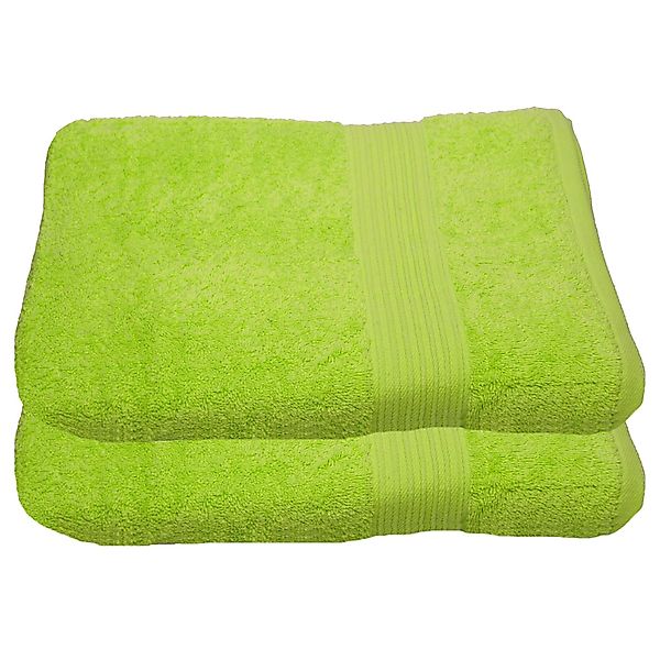 Julie Julsen Duschtücher 2-Duschtücher-Limette-Duschtuch 70 x günstig online kaufen